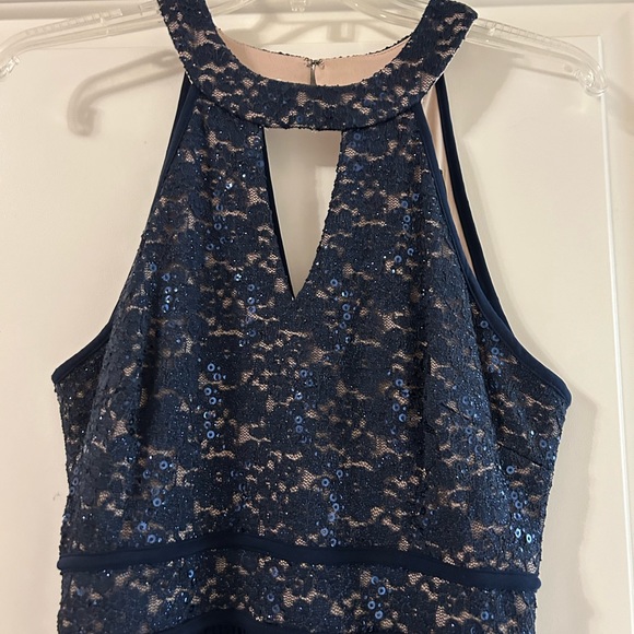 Morgan & Co. navy long dress - Picture 2 of 5